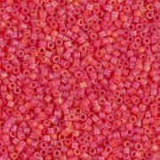 Miyuki Delica 11/0 DB0856 - Mat Transparent Red Orange AB|raw }}