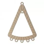 Distanziatore laser cut triangolo 36x25 mm Powder Almond x1