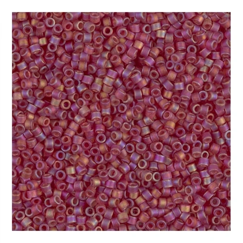 Miyuki Delica 11/0 DB0867 - Mat Transparent Dark Cranberry AB