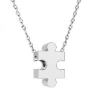 Passante/Perla per cordone 2 mm in Argento 925 Puzzle x1