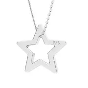 Ciondolo Stella 6 mm Argento 925 x1