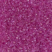 Miyuki Delica 11/0 DB0074 - Fuchsia Lined Crystal AB|raw }}