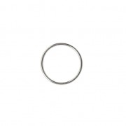 Base di montaggio rotonda 20 mm fabbricazione europea argentato|raw }}