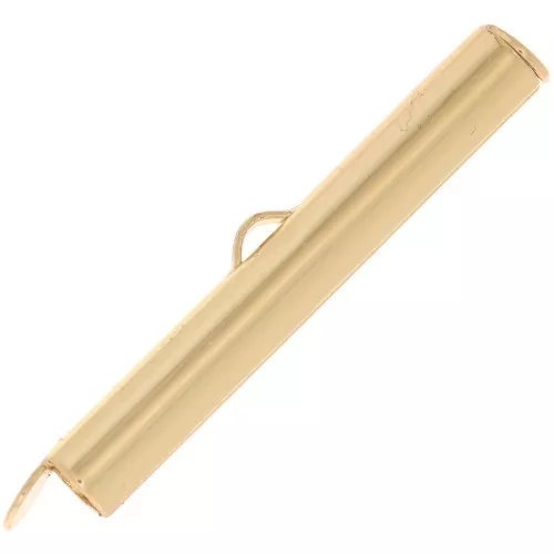 Terminali per tessitura di perline 30 mm dorato x1