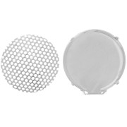 Orecchini a clips con retina mm. 21 argentato x2