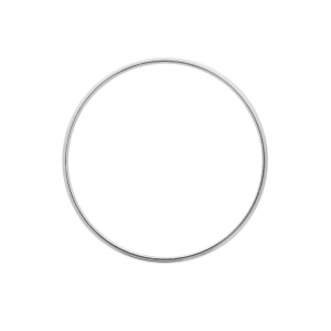 Base di montaggio rotonda 40 mm argentato x1