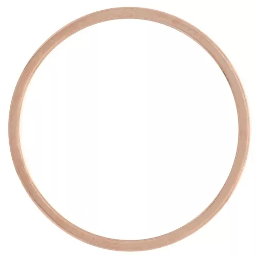 Base di montaggio rotonda 20 mm oro rosa x1