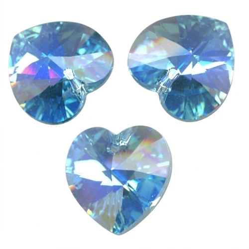 Cuore PureCrystal 6228 mm. 14,4x14 Aquamarine AB x1