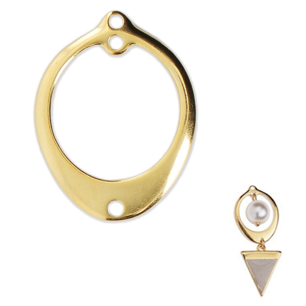 Orecchini Pendenti Ovale In Rame Con Zirconia – Colore Blu Verde, Ipoallergenici, Gioielli Donna Homxi Per Compleanno, Matrimonio, Festa