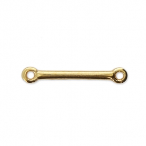 Distanziatore barra 2 anellini 30x3 mm oro x1