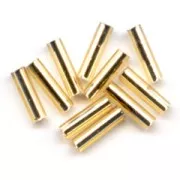 Bugles Miyuki mm. 6 BGL-003 - Gold Silver Lined x10g