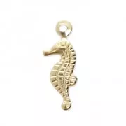 Ciondolo sottile cavalluccio marino 13x5 mm en Gold filled x1