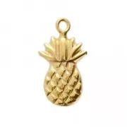 Ciondolo sottile Ananas 12.5x7 mm Gold filled x1