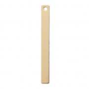 Ciondolo/placca rettangolare 26x3 mm Gold filled x1|raw }}