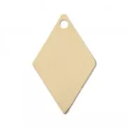 Ciondolo losanga 23.5x15 mm Gold filled x1