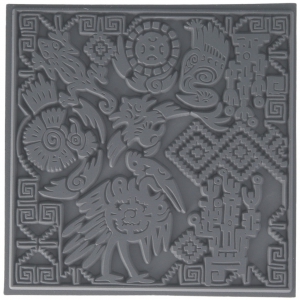 Stampo texture - per pasta polimerica 9 cm Inka Art
