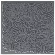Stampo texture - per pasta polimerica 9 cm Under the sea