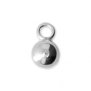 Ciondolo a pallina 3 mm Argento 925 x4