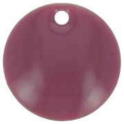 Ciondolo in metallo e resina epossidica 10 mm Llilla x10