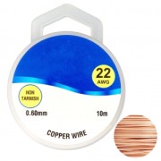 Filo di rame 0.60 mm Naturale x10m|raw }}