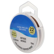 Filo di rame 0.60 mm Antique Bronze x10m|raw }}