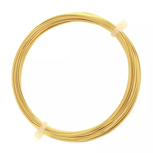 Filo di rame 0.60 mm Dorato x10m