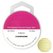 Filo di rame 0.60 mm Champagne x10m|raw }}