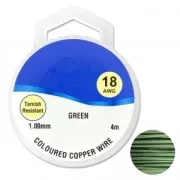 Filo di rame 1 mm Green x4m
