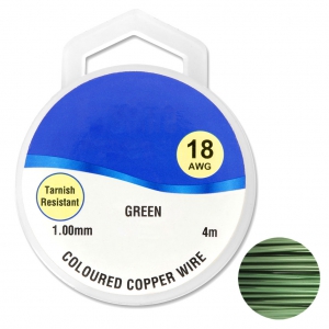 Filo di rame 1 mm Green x4m
