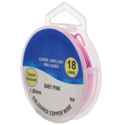 Filo di rame 1 mm Baby Pink x4m