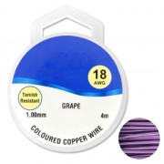 Filo di rame 1 mm Lillla x4m|raw }}