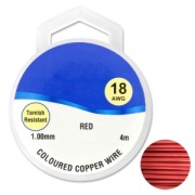 Filo di rame 1 mm Rosso x4m|raw }}