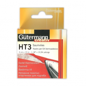 HT3 Gütermann - Orlo termoadesivo 3 cm in poliamide x10 m