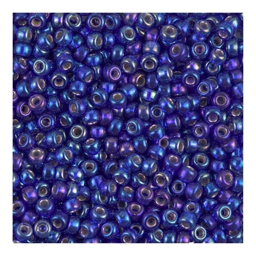 Rocaille Miyuki 8/0 1020 - Silver Lined Cobalt Ab x8g