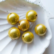 Perle Magiche mm. 20 Dorato x1