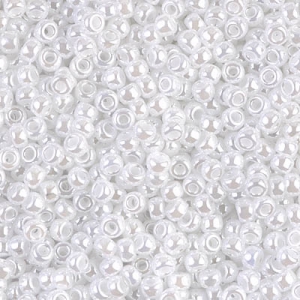 Perline Miyuki 11/0 528 - White Pearl Ceylon x 100 g