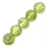 Perline Perles rondes 4 mm Peridot x20