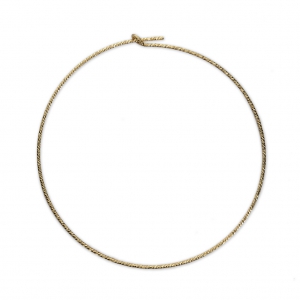 Orecchini tondi diamantati da decorare 30 mm x 0.7 mm  Gold filled x2