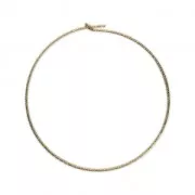 Orecchini tondi diamantati da decorare  25 mm x 0.7 mm Gold filled 14 carati x2