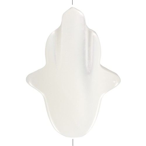 Mano di Fatima in madreperla 16.5x12 mm Naturale x1