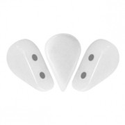 Perle in vetro Amos® par Puca® 5x8mm Opaque White x10g|raw }}