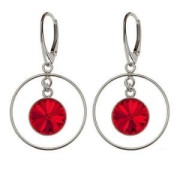 Pendente rotondo 24 mm per cabochon PureCrystal 1122 12 mm - Argento 925 dorato  x1