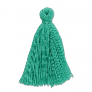 Pompon imitazione cotone 27-30 mm Green Turquoise x1
