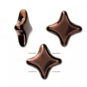 Perline di vetro Star Bead Perles & Co 11x11 mm Dark Bronze x30