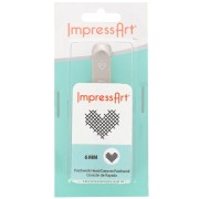 Fustella per goffratura ImpressArt - 6 mm - Cuore striato x1|raw }}