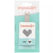 Fustella per goffratura ImpressArt - 6 mm - Cuore striato x1