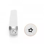 Fustella per goffratura ImpressArt - 3 mm Star x1