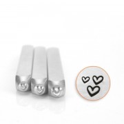 Punzoni ImpressArt - 1.5 / 2 / 3 mm - Cuore x3