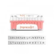 Set di punzoni ImpressArt - 3 mm - Alfabeto e simboli - MELODY x33
