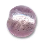 Tonde Foglia Argento mm. 10 Light Rose x6